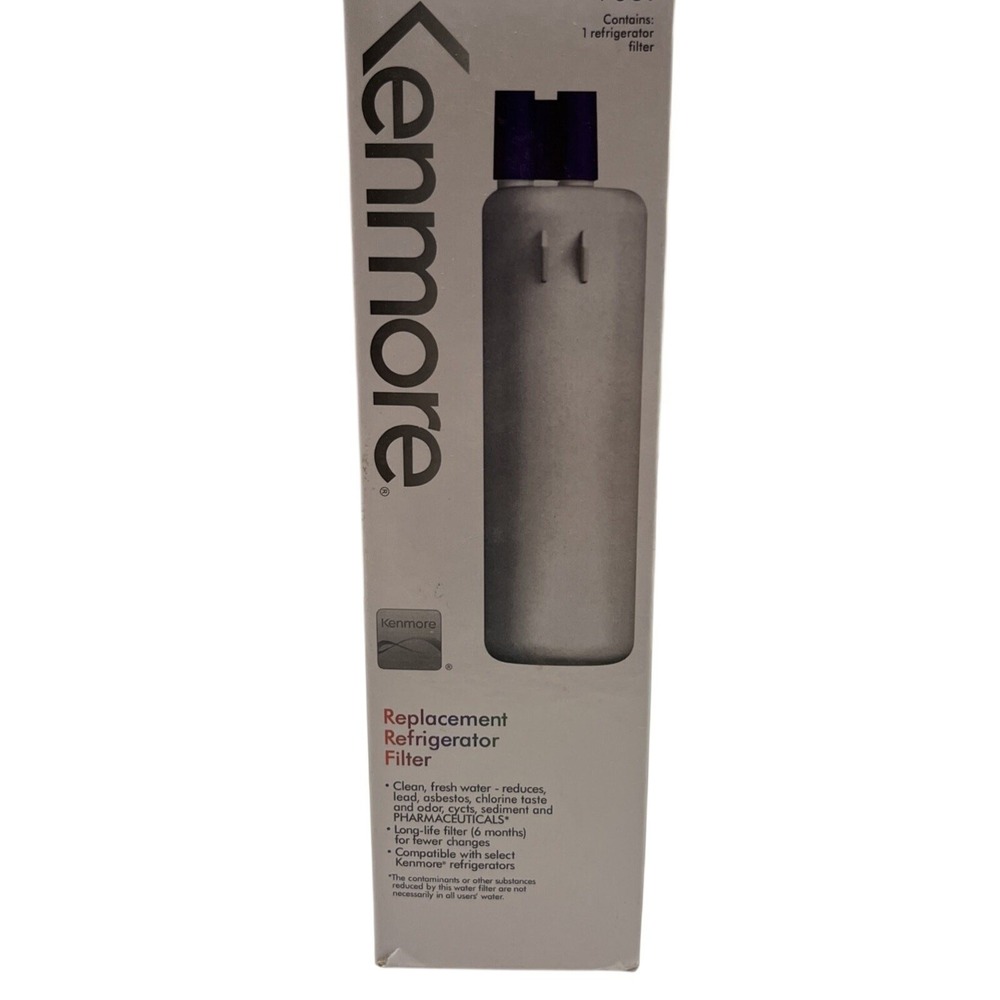 Kenmore 469081 Replacement Refrigerator Water Filter Reduces Chlorine Taste Odor
